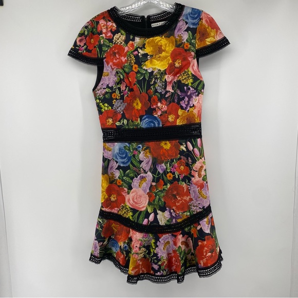 Alice + Olivia Dresses & Skirts - Alice + Olivia Sz 6 Floral Rapunzel Fit